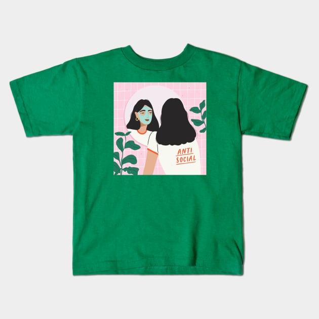 Antisocial Kids T-Shirt by Charly Clements